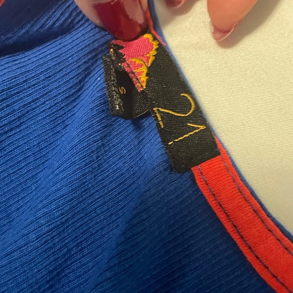 Blue full length racer back tank top 💙💙 - Picture 3 of 5